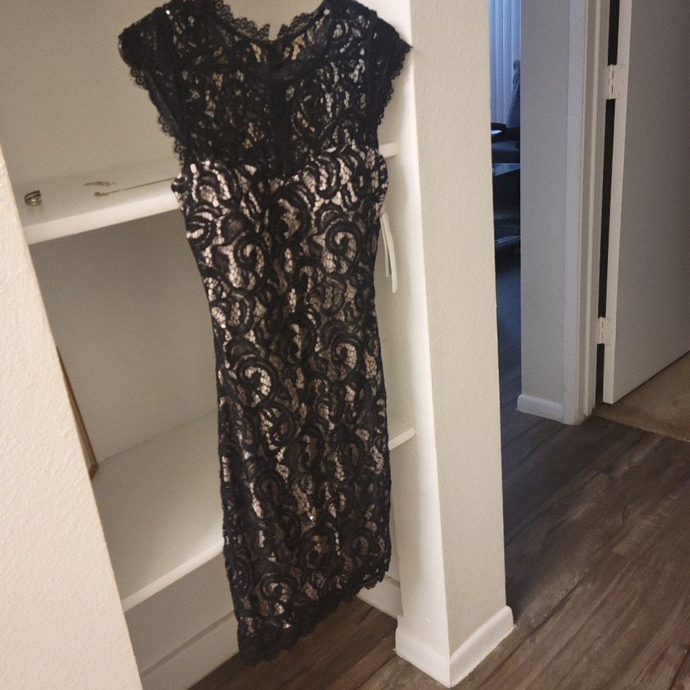 Brand New Black Sequin and lace dress